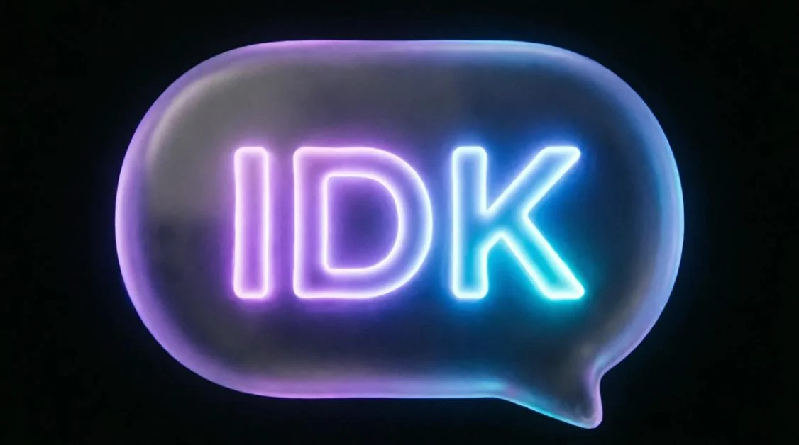 What Does IDK Mean in Chat