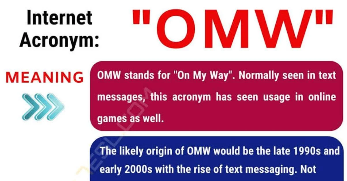 What Does OMW Mean in Chat