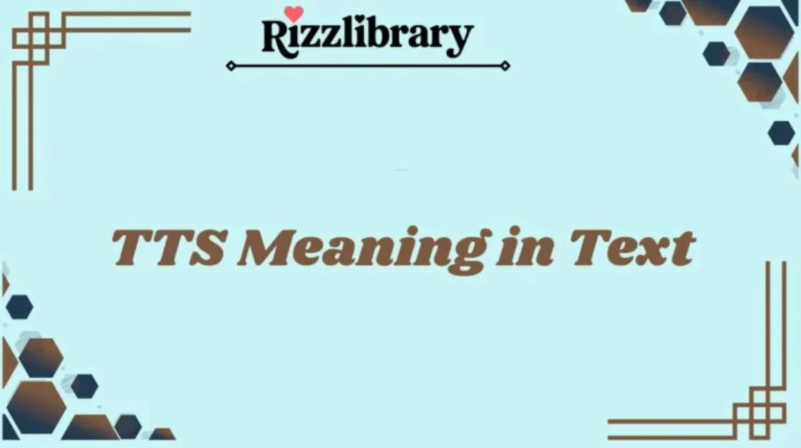 What Does TTS Mean in Chat and Social Media