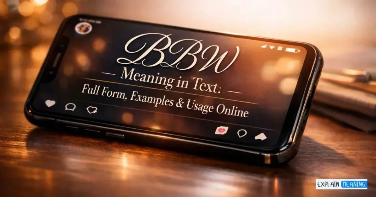 BBW Meaning Across WhatsApp, Instagram, TikTok & Snapchat