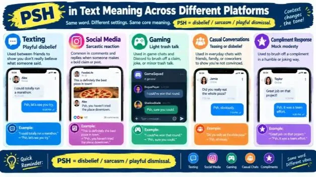 How People Use PSH in Daily Conversations