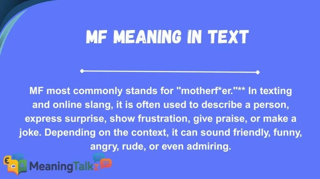 How to Reply When Someone Says MF