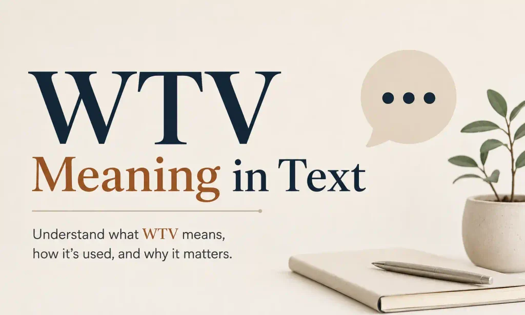 What Does WTV Mean in Text & Chat?